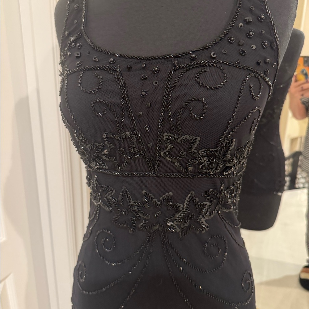 Elegant Black‎ Beaded top